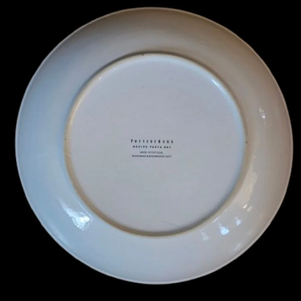 *Pottery Barn Pasta Recipe Large Serving Bowl
